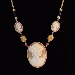 Cameo Fixed Pendant Necklace